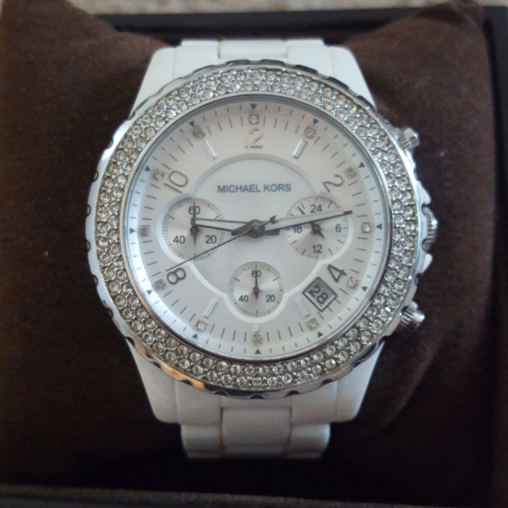 Michael Kors Watch-white MK5300